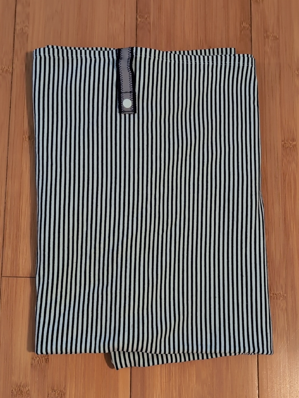 Lululemon Vinyasa Scarf Hyper Stripe Sea Mist Hero Blue Stripe Wrap Stretch Snap
